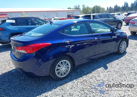 2011 Hyundai Elantra Gls from USA, damaged, VIN 5NPDH4AEXBH047246